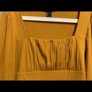 Mustard forever 21 top